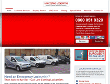 Tablet Screenshot of lowcosting-locksmiths.co.uk
